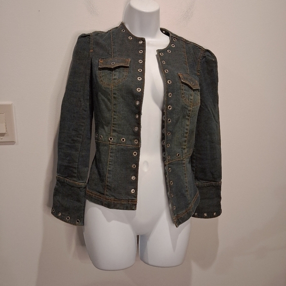 Classiques Entier Jackets & Blazers - Classiques Entier Size Xsp Denim Steampunk Vibes Jacket